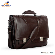 Chocolate Color Official Genuine Leather  Bag For Men 
